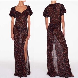 Rat&Boa magnolia floral dress